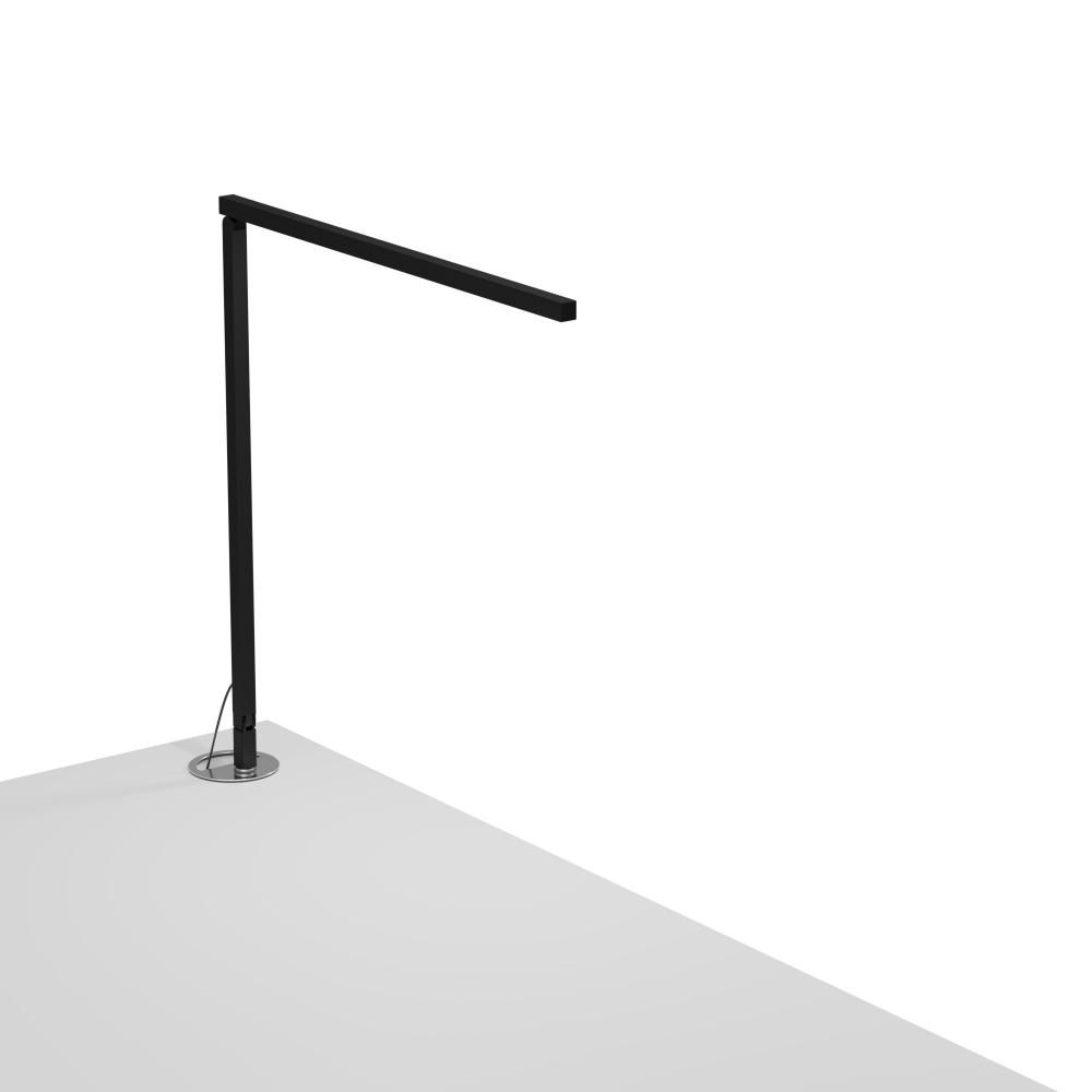Z-Bar Solo Desk Lamp Gen 4 (Daylight White Light; Matte Black) with Grommet Mount
